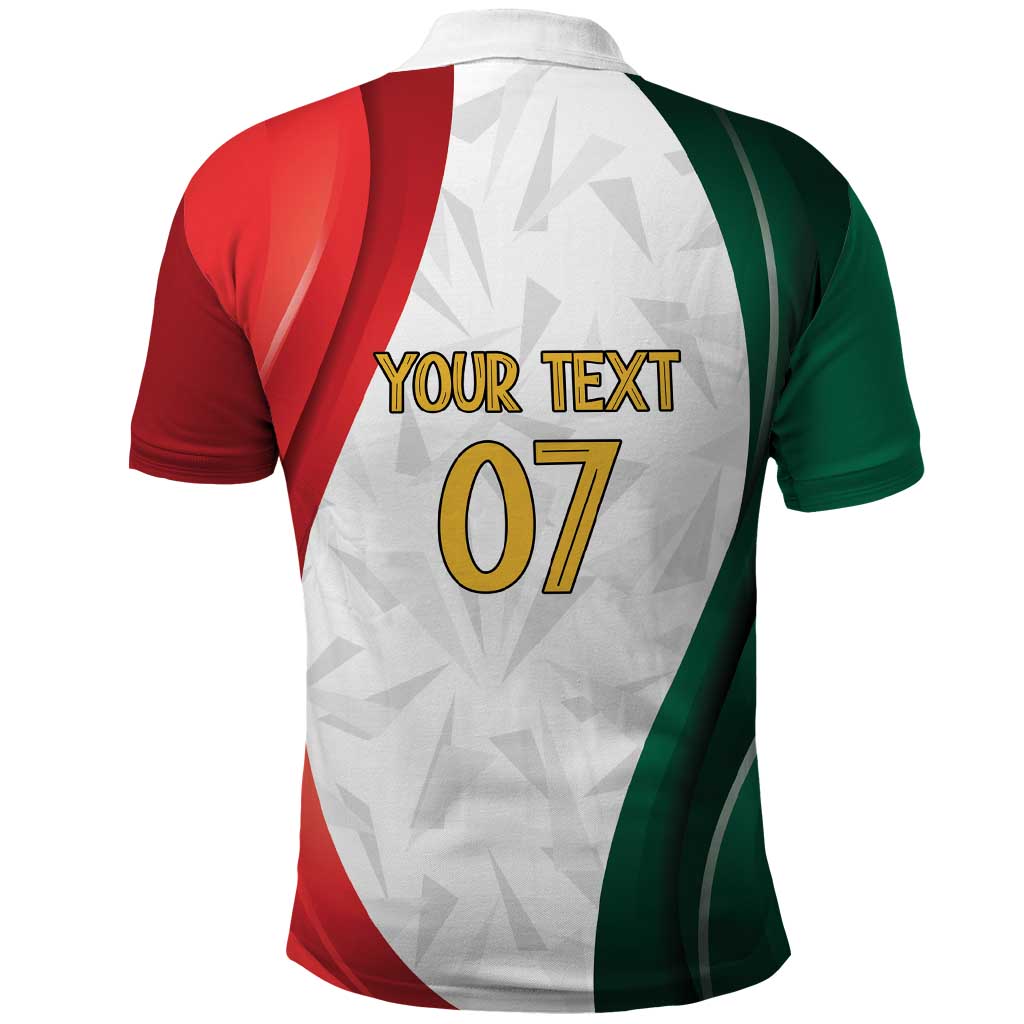 Custom Mexico Football Polo Shirt El Tricolor Viva Champions