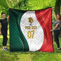 Custom Mexico Football Quilt El Tricolor Viva Champions