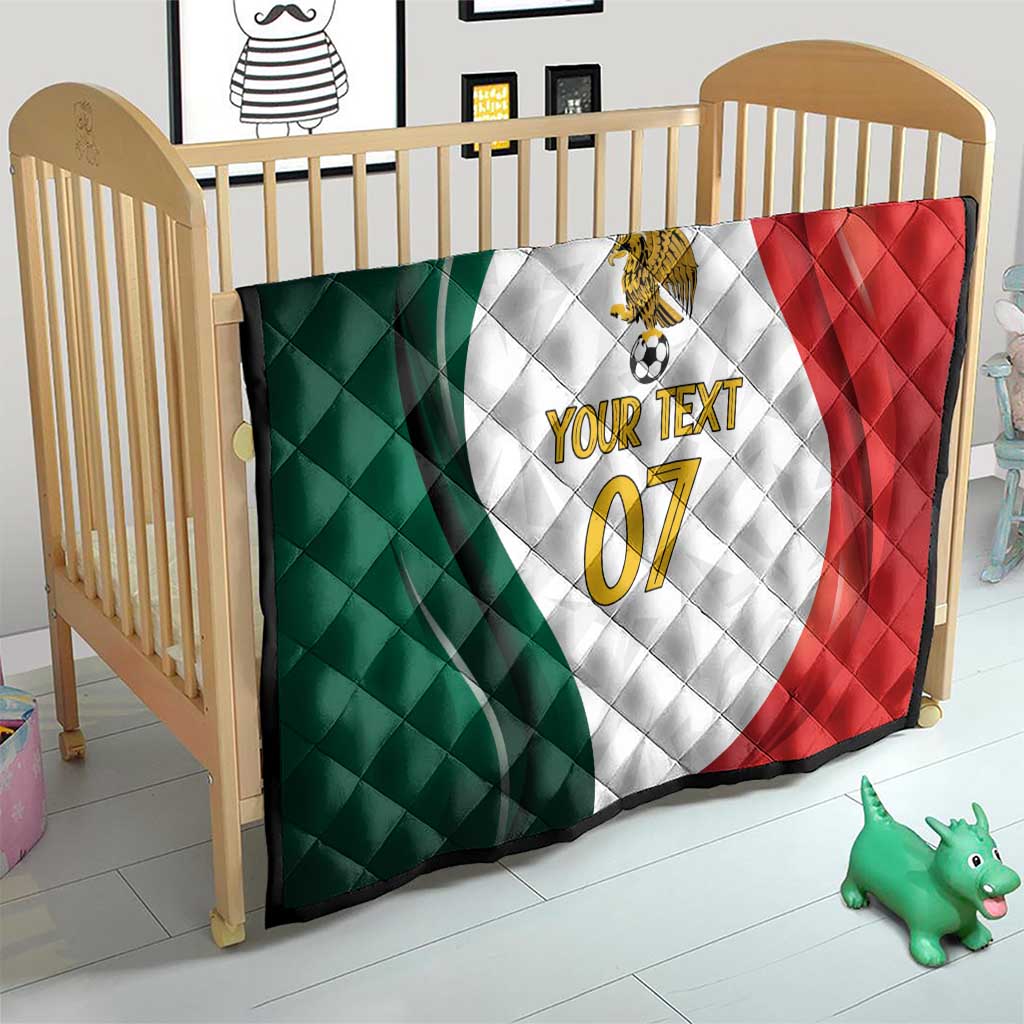 Custom Mexico Football Quilt El Tricolor Viva Champions