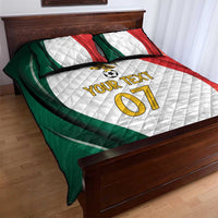 Custom Mexico Football Quilt Bed Set El Tricolor Viva Champions
