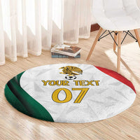 Custom Mexico Football Round Carpet El Tricolor Viva Champions