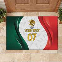 Custom Mexico Football Rubber Doormat El Tricolor Viva Champions