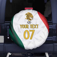 Custom Mexico Football Spare Tire Cover El Tricolor Viva Champions