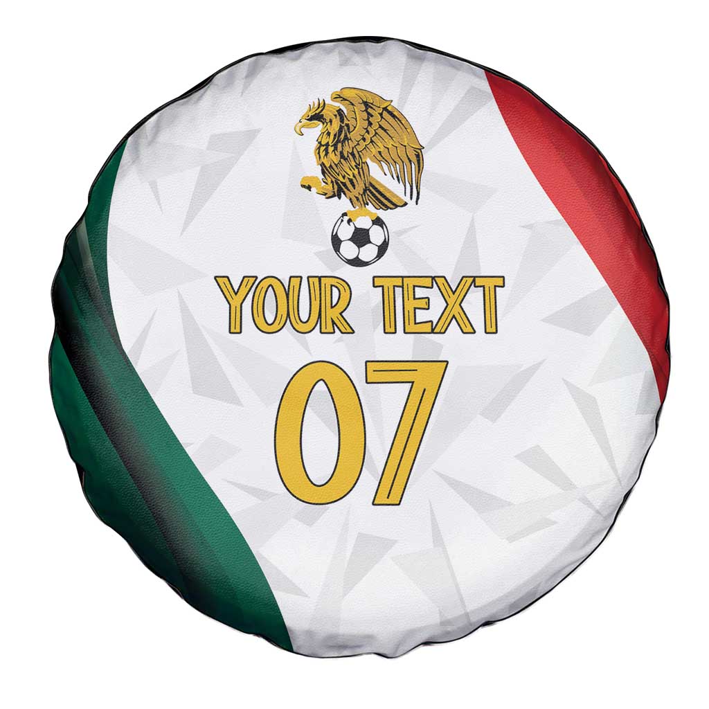 Custom Mexico Football Spare Tire Cover El Tricolor Viva Champions