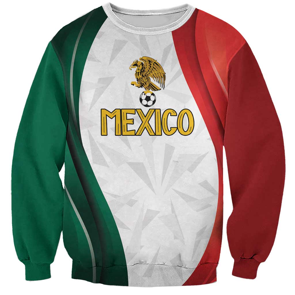 Custom Mexico Football Sweatshirt El Tricolor Viva Champions