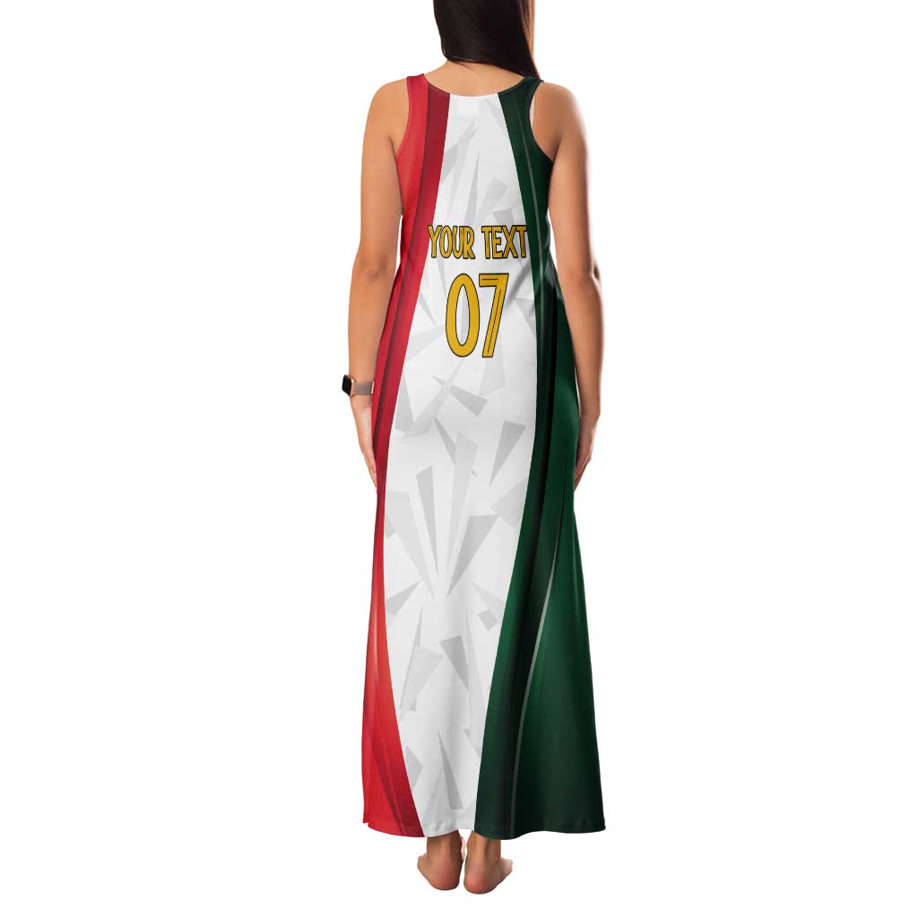 Custom Mexico Football Tank Maxi Dress El Tricolor Viva Champions