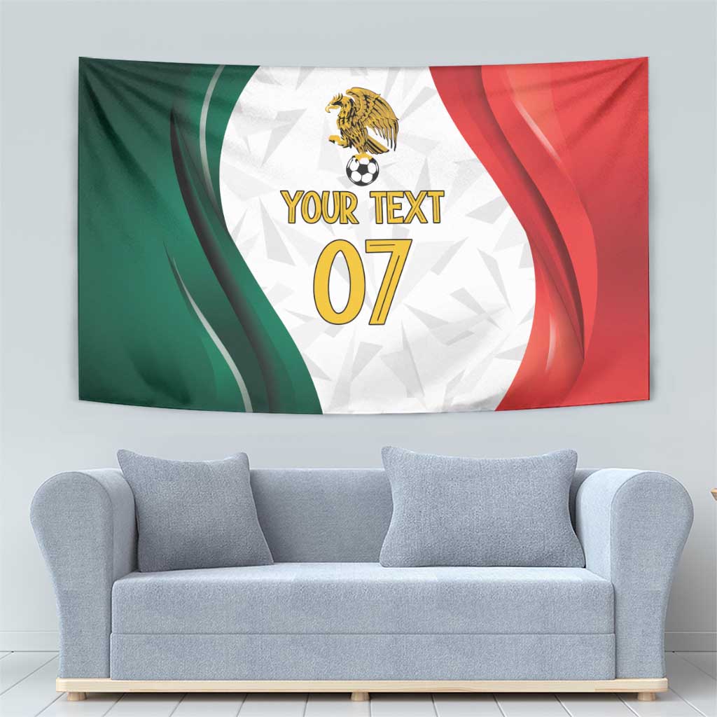Custom Mexico Football Tapestry El Tricolor Viva Champions