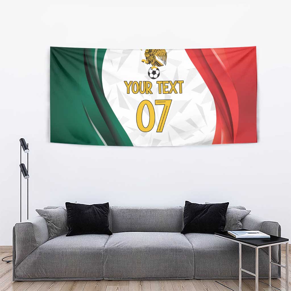 Custom Mexico Football Tapestry El Tricolor Viva Champions