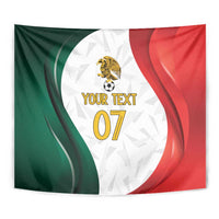 Custom Mexico Football Tapestry El Tricolor Viva Champions