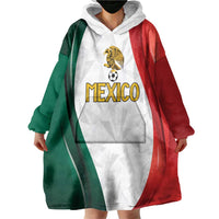 Custom Mexico Football Wearable Blanket Hoodie El Tricolor Viva Champions