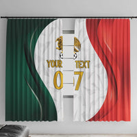 Custom Mexico Football Window Curtain El Tricolor Viva Champions