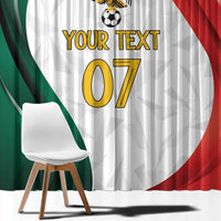 Custom Mexico Football Window Curtain El Tricolor Viva Champions