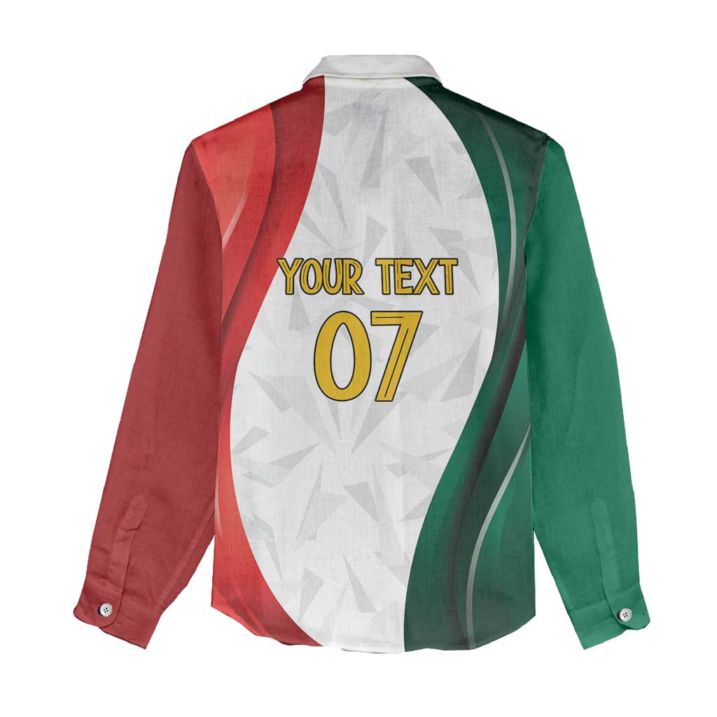 Custom Mexico Football Women Casual Shirt El Tricolor Viva Champions