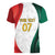 Custom Mexico Football Women V-Neck T-Shirt El Tricolor Viva Champions