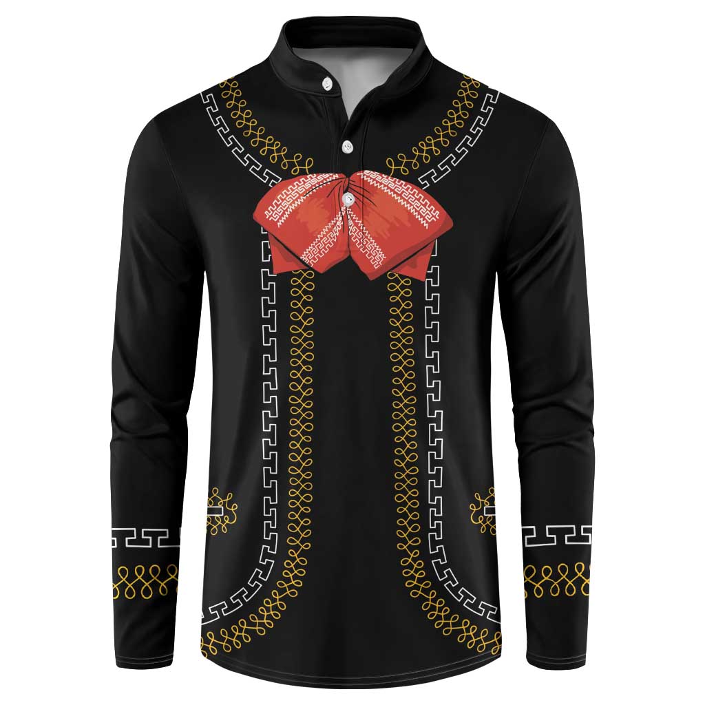 Mexico Mariachi Charro Costume Inpsired Button Sweatshirt