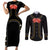 Mexico Mariachi Charro Costume Inpsired Couples Matching Short Sleeve Bodycon Dress and Long Sleeve Button Shirt