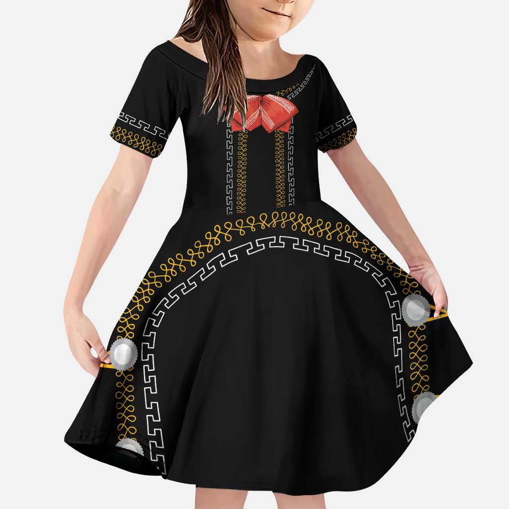 Mexico Mariachi Charro Costume Inpsired Family Matching Puletasi and Hawaiian Shirt