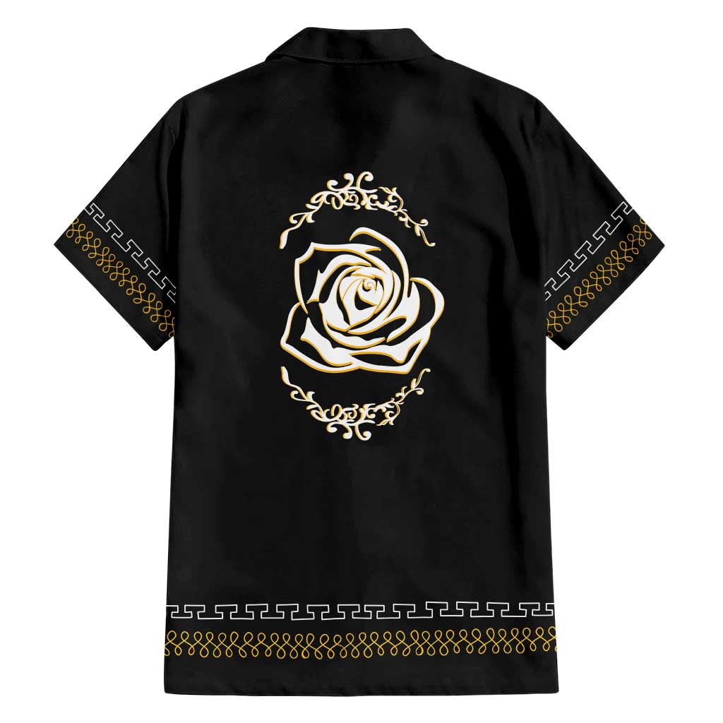 Mexico Mariachi Charro Costume Inpsired Family Matching Short Sleeve Bodycon Dress and Hawaiian Shirt