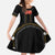 Mexico Mariachi Charro Costume Inpsired Kid Short Sleeve Dress