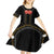 Mexico Mariachi Charro Costume Inpsired Kid Short Sleeve Dress