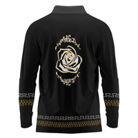 Mexico Mariachi Charro Costume Inpsired Long Sleeve Polo Shirt