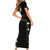 Mexico Mariachi Charro Costume Inpsired Short Sleeve Bodycon Dress