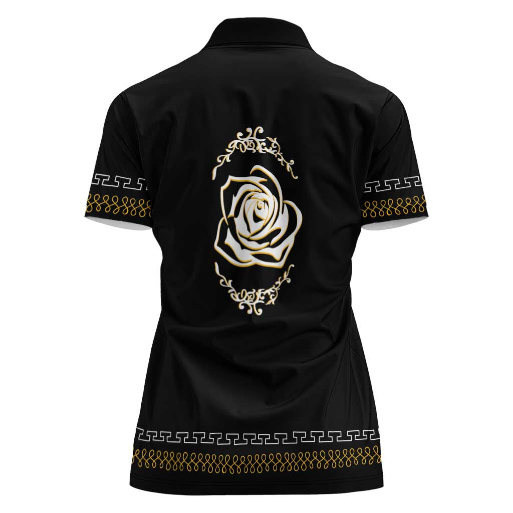 Mexico Mariachi Charro Costume Inpsired Women Polo Shirt