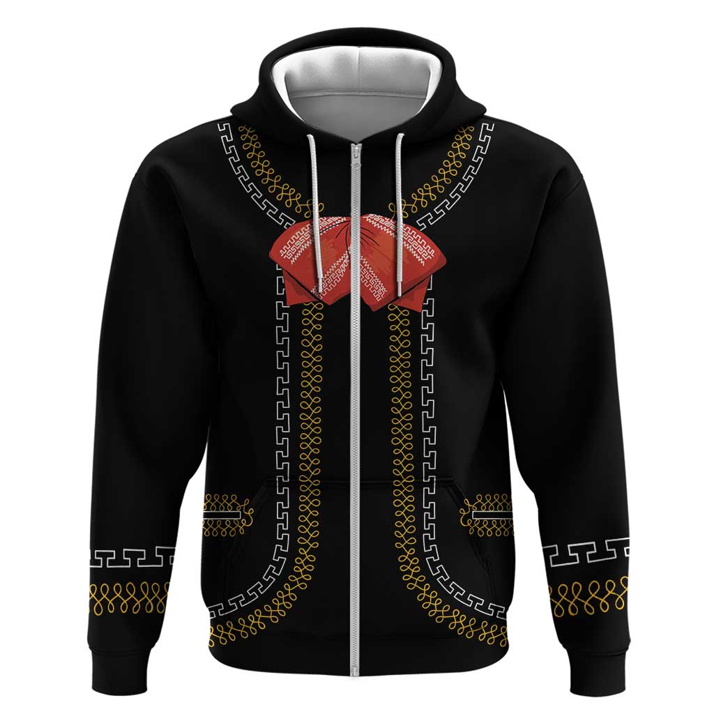 Mexico Mariachi Charro Costume Inpsired Zip Hoodie
