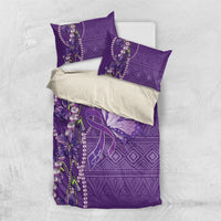 Lupus Awareness Purple Ribbon Butterfly Bedding Set Hope