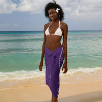 Lupus Awareness Purple Ribbon Butterfly Sarong Hope