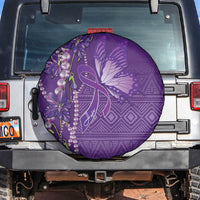 Lupus Awareness Purple Ribbon Butterfly Spare Tire Cover Hope