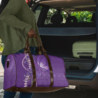 Lupus Awareness Purple Ribbon Butterfly Travel Bag Hope