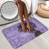 Lupus Awareness Afro Girl - Proud Survivor Bathroom Set Ankara Pattern