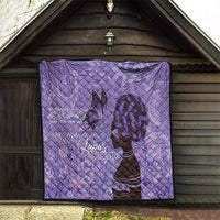 Lupus Awareness Afro Girl - Proud Survivor Quilt Ankara Pattern