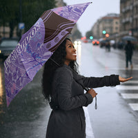 Lupus Awareness Afro Girl - Proud Survivor Umbrella Ankara Pattern
