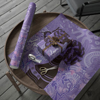 Lupus Awareness Afro Girl - Proud Survivor Wrapping Paper Ankara Pattern