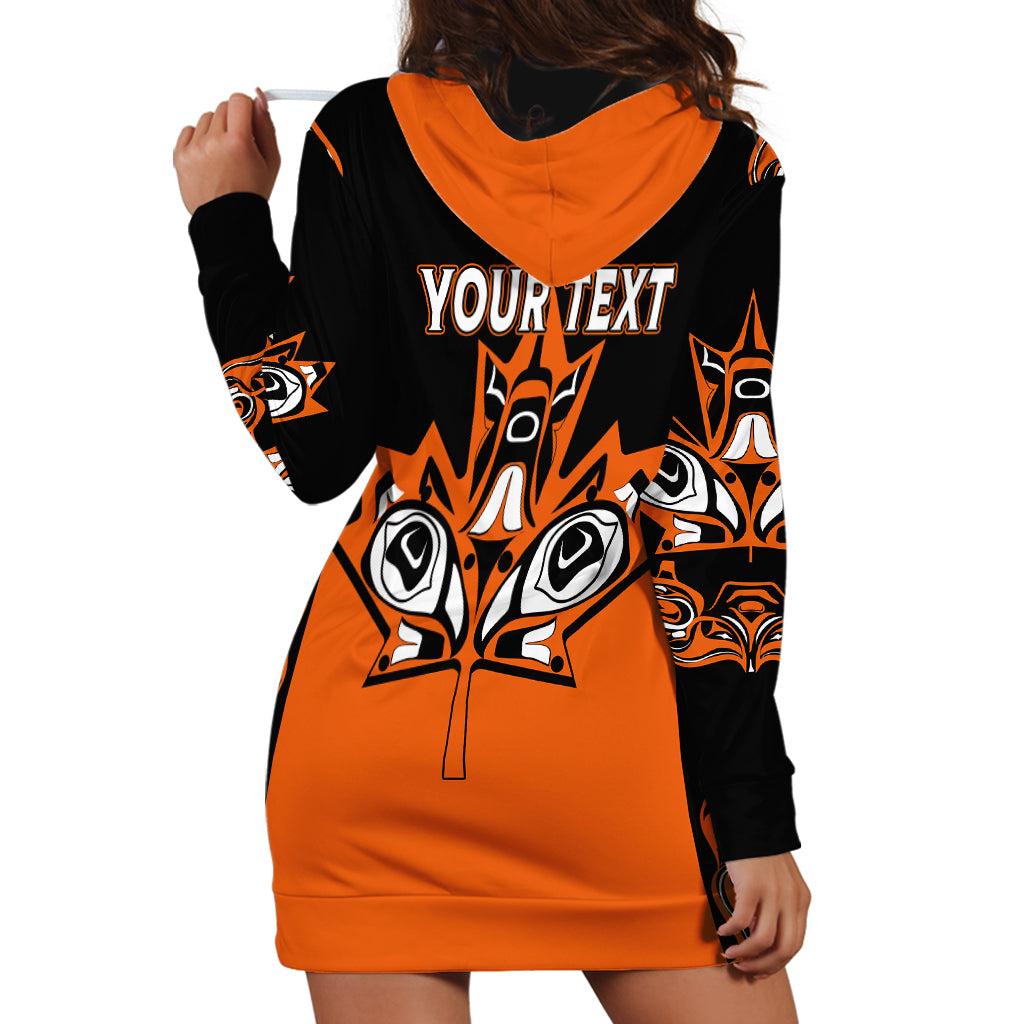 Personalised Canada Indigenous Hoodie Dress Every Child Matters - Wonder Print Shop