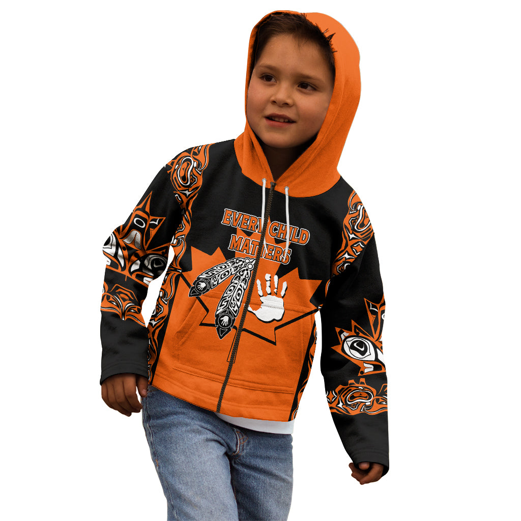 Personalised Canada Indigenous Kid Hoodie Every Child Matters - Wonder Print Shop