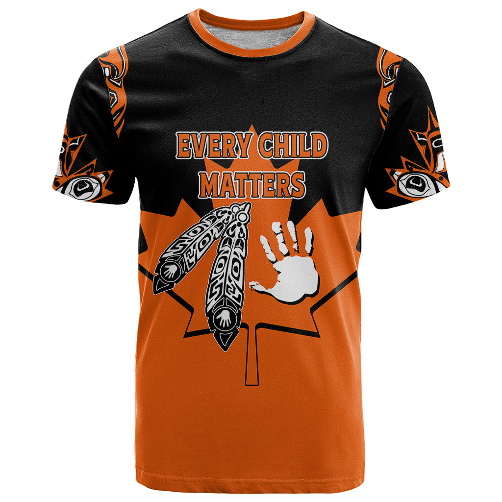 Personalised Canada Indigenous T Shirt Every Child Matters - Wonder Print Shop