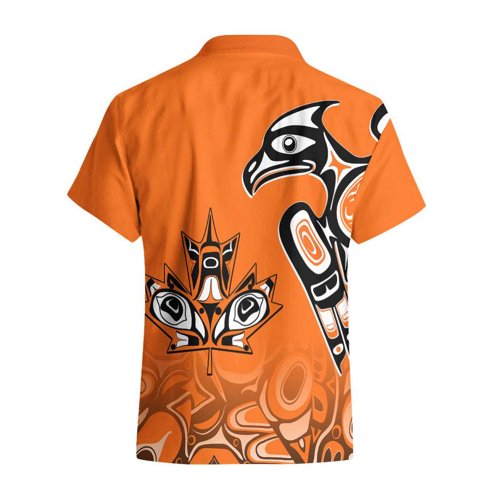 Canada Indigenous Hawaiian Shirt Aboriginal Bird Art - Every Child Matters - Wonder Print Shop