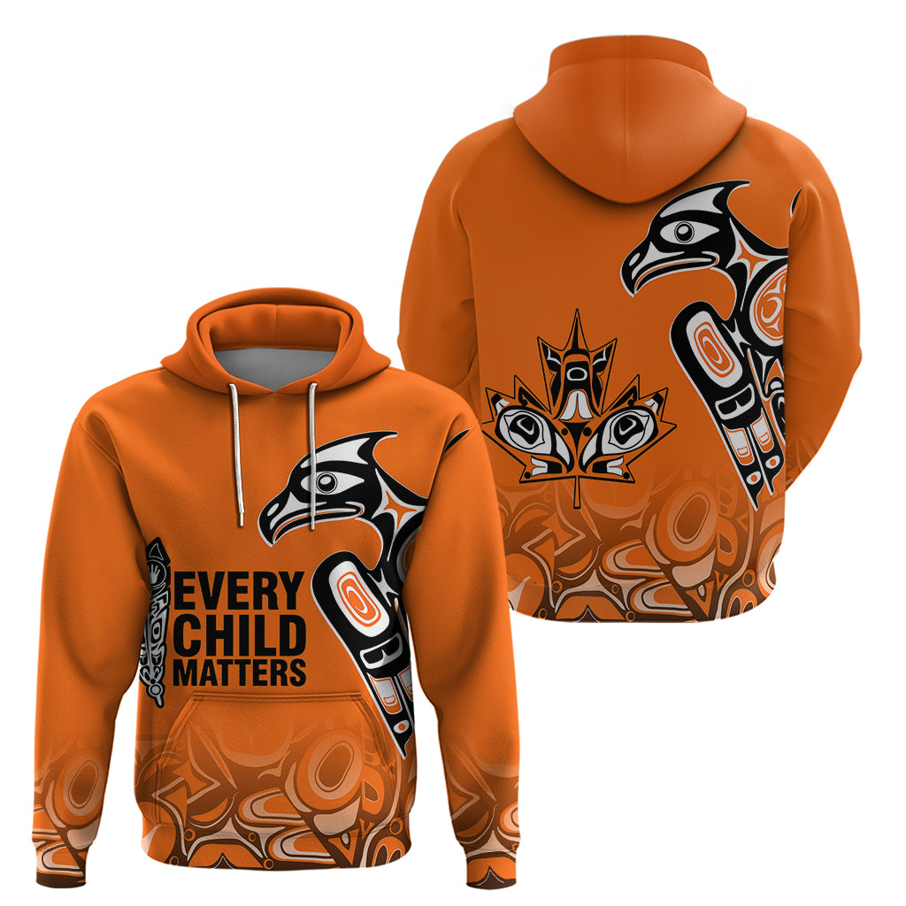 Canada Indigenous Hoodie Aboriginal Bird Art - Every Child Matters - Wonder Print Shop