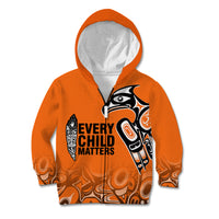 Canada Indigenous Kid Hoodie Aboriginal Bird Art - Every Child Matters - Wonder Print Shop
