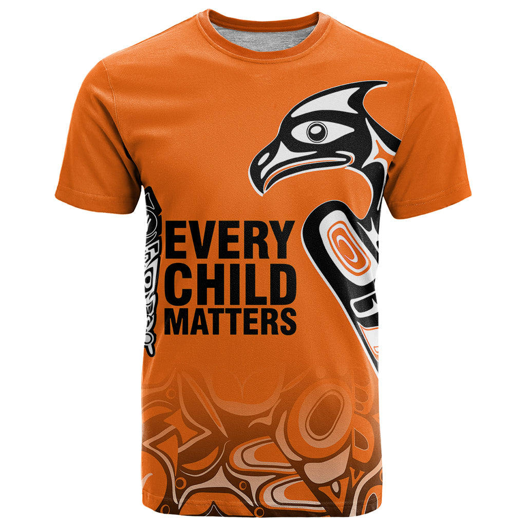 Canada Indigenous T Shirt Aboriginal Bird Art - Every Child Matters - Wonder Print Shop