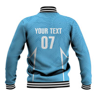 Uruguay Football 2024 Custom Baseball Jacket Los Charruas Sol de Mayo Ornamental Style LT7 - Wonder Print Shop