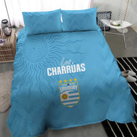 Uruguay Football 2024 Custom Bedding Set Los Charruas Sol de Mayo Ornamental Style LT7 - Wonder Print Shop