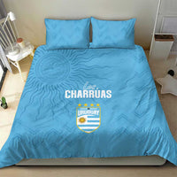 Uruguay Football 2024 Custom Bedding Set Los Charruas Sol de Mayo Ornamental Style LT7 - Wonder Print Shop