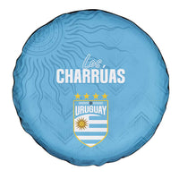 Uruguay Football 2024 Custom Spare Tire Cover Los Charruas Sol de Mayo Ornamental Style - Wonder Print Shop