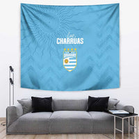 Uruguay Football 2024 Custom Tapestry Los Charruas Sol de Mayo Ornamental Style - Wonder Print Shop