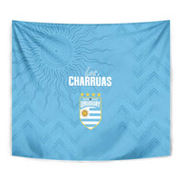 Uruguay Football 2024 Custom Tapestry Los Charruas Sol de Mayo Ornamental Style - Wonder Print Shop