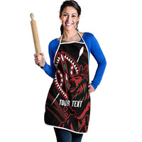 Kenya King Lion Personalized Apron Stylized Maasai Shield - Wonder Print Shop